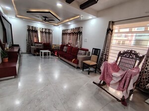 Living Room in 4 BHK Apartment at Bloomfield Ecstasy, Gopanpally – for Rent