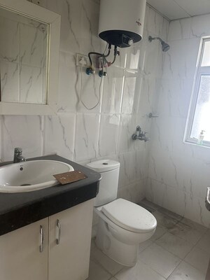Bathroom in 3 BHK Apartment at Nimbus The Golden Palm, Sector 168 – for Rent