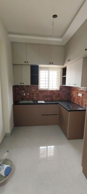 Kitchen in 3 BHK Apartment at Mahathi Jaswitha Cyber Nest, Kondapur – for Rent