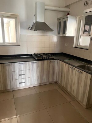 Kitchen in 3 BHK Apartment at Aparna Sarovar, Nallagandla – for Rent