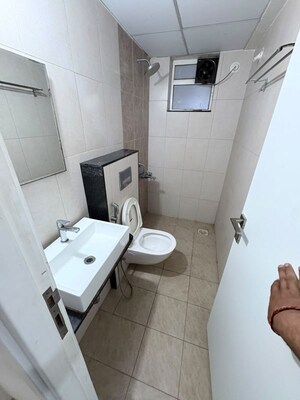 Bathroom in 1 BHK Apartment at Godrej Hillside 2, Mahalunge – for Rent