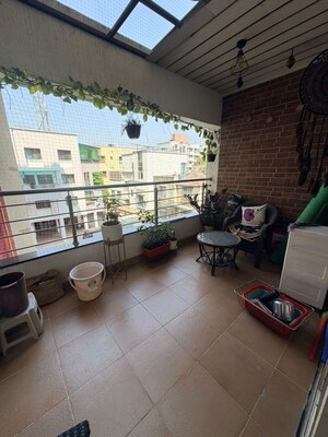 Balcony in 3 BHK Apartment at Dhanori – for Rent