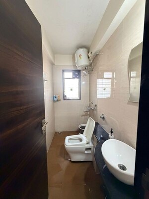 Bathroom in 3 BHK Apartment at Dhanori – for Rent