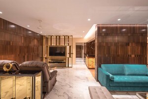 Living Room in 4 BHK Apartment at Raheja Ridgewood, Goregaon East – for Rent