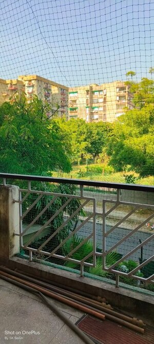 Balcony in 3 BHK Apartment at Dwarka – for Rent