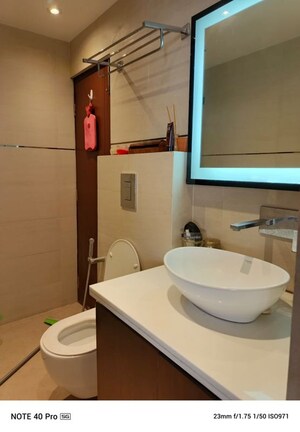 Bathroom in 4 BHK Apartment at Dwarka – for Rent
