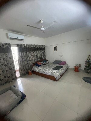 Living Room in 3 BHK Apartment at Godrej Horizon, Mohammadwadi – for Rent
