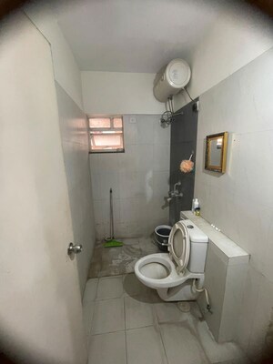 Bathroom in 3 BHK Apartment at Godrej Horizon, Mohammadwadi – for Rent