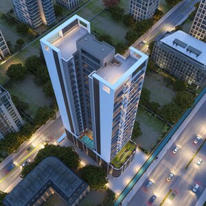 Balcony in 3 BHK Apartment at Gurukrupa Aramus Rudra, Kharghar Sector 18 – for Sale