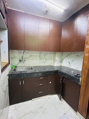 Kitchen in 2 BHK Builder Floor at Saket – for Rent