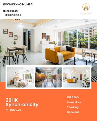 2 BHK Apartment For Sale in Shrishti Synchronicity in Chandivali, Mumbai