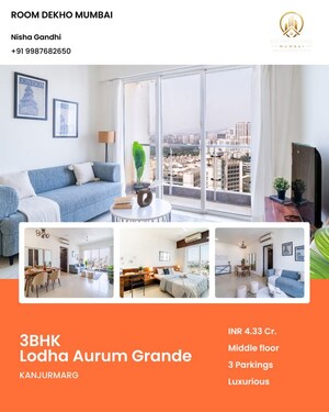 3 BHK Apartment For Sale in Lodha Aurum Grande, Kanjurmarg East