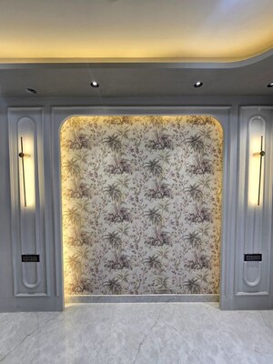 Building Lobby in 3 BHK Builder Floor at Sushant Lok I – for Sale