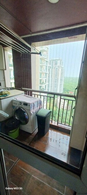 Balcony in 3.5 BHK Apartment at DLF Park Place, Sector 54 – for Rent