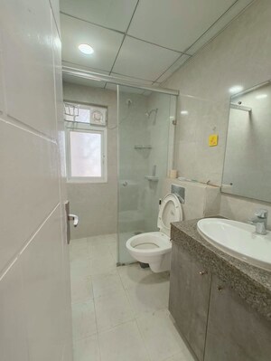 Bathroom in 3 BHK Apartment at Mapsko Mount Ville, Sector 79 – for Rent