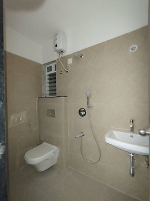 Bathroom in 1.5 BHK Apartment at Atmiya Centria, Santacruz East – for Rent