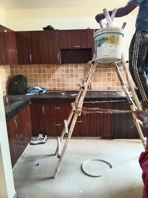 Staircase in 2 BHK Apartment at Mahagun My Woods, Sector 16c Greater Noida – for Rent