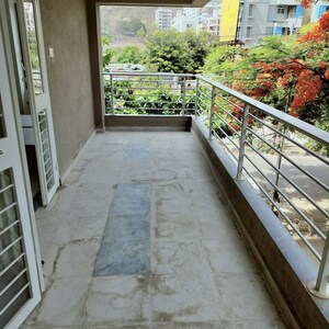 Balcony in 3 BHK Apartment at Bhagwati Residency Sus, Sus – for Rent