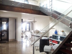 Staircase in 3 BHK Penthouse at Elegant Elegance, Cox Town – for Rent