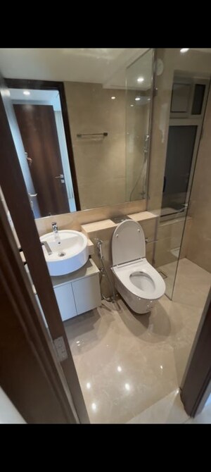 Bathroom in 1 BHK Apartment at Hiranandani Estate Solitaire C, Thane West – for Rent