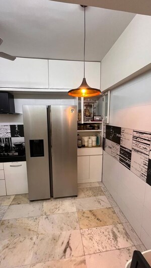 Kitchen in 1 BHK Apartment at Mount Mary Bandra, Bandra West – for Rent