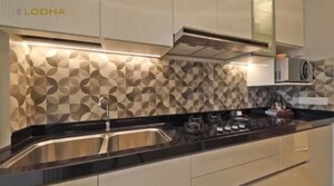 Kitchen in 3 BHK Apartment at Lodha Bella Vita, Nibm Road – for Rent