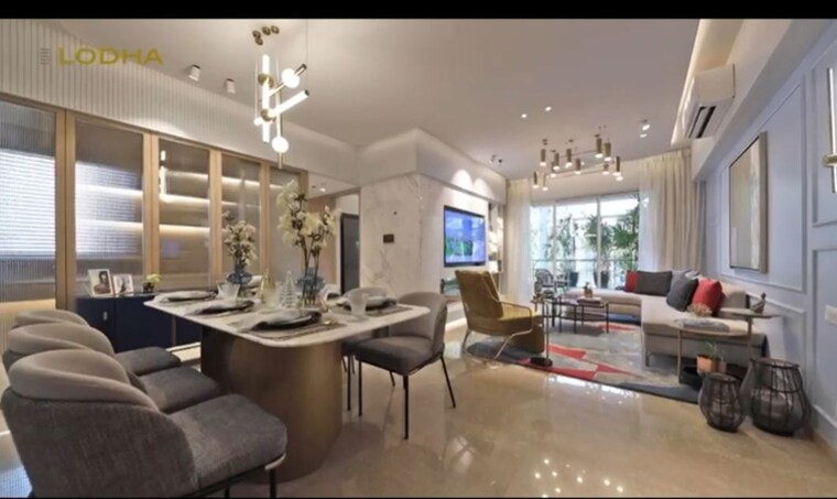 Living Room, lodha-bella-vita 3 Bedroom 1056 Sq.Ft. Apartment In Nibm Road Pune 10791149