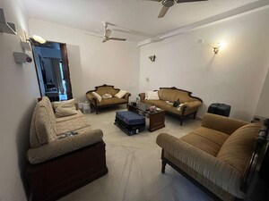 Living Room in 2 BHK Builder Floor at Greater Kailash I – for Rent
