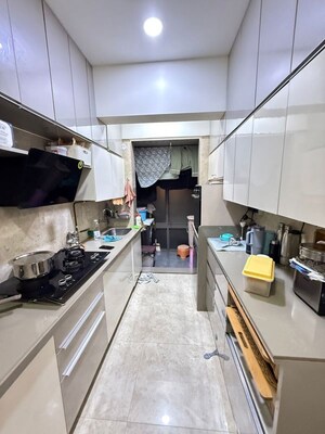Kitchen in 3 BHK Apartment at MS Courtyard, Santacruz East – for Sale