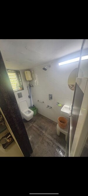 Bathroom in 2 BHK Apartment at Vile Parle Mahaveer, Vile Parle West – for Rent