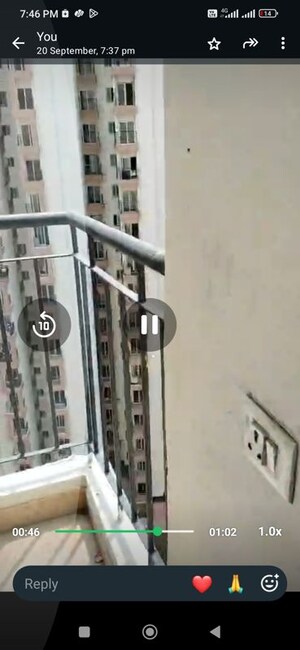 Staircase in 2.5 BHK Apartment at Amrapali Enchante, Tech Zone 4 Greater Noida – for Rent