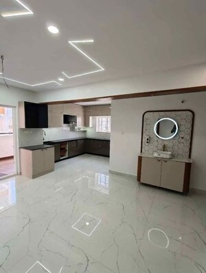 Kitchen in 3 BHK Apartment at Rajapushpa Provincia, Narsingi – for Rent