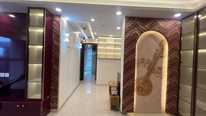 Living Room in 3 BHK Apartment at Transcon Triumph Tower, Andheri West – for Rent