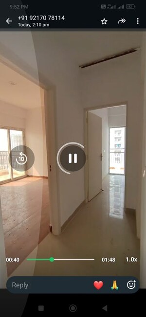 Bathroom in 2.5 BHK Apartment at Amrapali Ivory Heights, Amrapali Dream Valley – for Rent