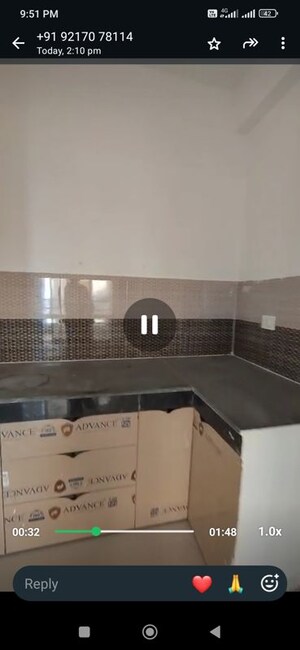 Kitchen in 2.5 BHK Apartment at Amrapali Ivory Heights, Amrapali Dream Valley – for Rent
