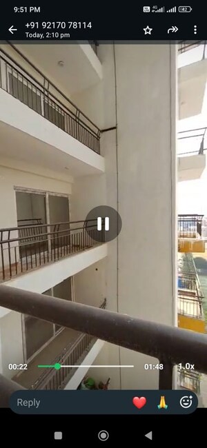 Staircase in 2.5 BHK Apartment at Amrapali Ivory Heights, Amrapali Dream Valley – for Rent