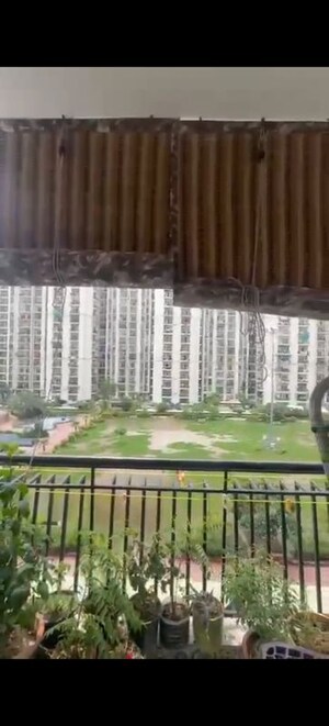 Balcony in 3.5 BHK Apartment at Antriksh Golf View, Sector 78 – for Rent