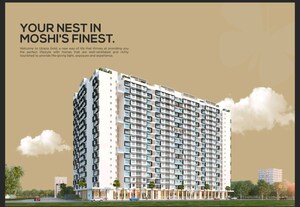 2 BHK Apartment – Exterior View View at Shevi Utopia Gold, Moshi - for Rent