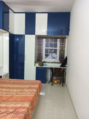 Bedroom in 2 BHK Apartment at Sashank Amogha, Agrahara – for Rent