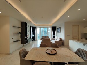 Living Room in 2 BHK Apartment at Bhartiya Leela Residences, Thanisandra Main Road – for Rent