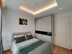 Bedroom in 2 BHK Apartment at Bhartiya Leela Residences, Thanisandra Main Road – for Rent