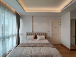 Bedroom in 2 BHK Apartment at Bhartiya Leela Residences, Thanisandra Main Road – for Rent
