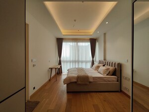 Bedroom in 2 BHK Apartment at Bhartiya Leela Residences, Thanisandra Main Road – for Rent