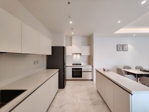 Kitchen in 2 BHK Apartment at Bhartiya Leela Residences, Thanisandra Main Road – for Rent