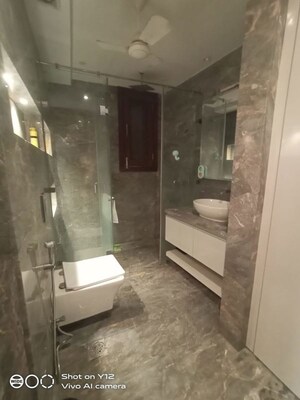 Bathroom in 4 BHK Builder Floor at Greater Kailash I – for Rent