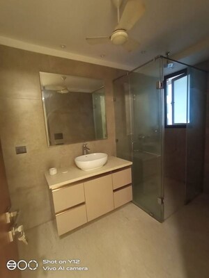 Bathroom in 4 BHK Builder Floor at Greater Kailash I – for Rent