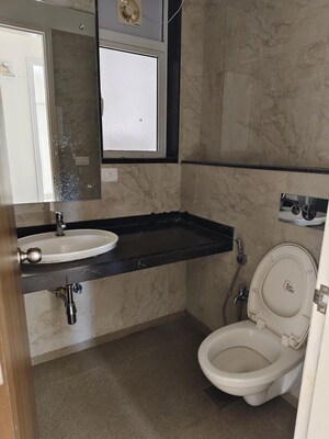 Bathroom in 4 BHK Apartment at L&T Raintree Boulevard, Hebbal – for Rent