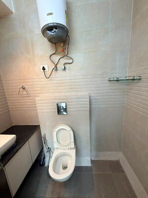 Bathroom in 1 BHK Builder Floor at Greater Kailash I – for Rent