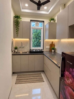 Kitchen in 1 BHK Independent House at Malviya Nagar – for Rent
