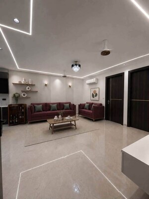 Living Room in 2 BHK Independent House at Sainik Farm – for Rent